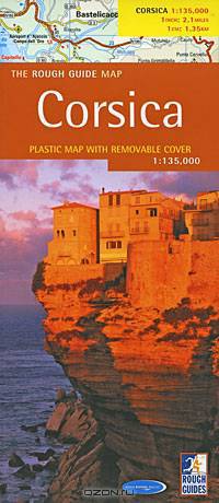 Corsica: The Rough Guide Map