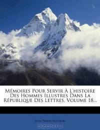 Memoires Pour Servir A L