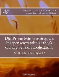 Did Prime Minister Stephen Harper screw with author