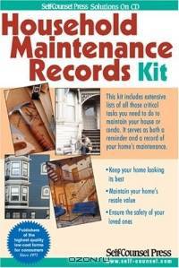 Household Maintenance Records Kit