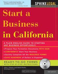"Start a Business in California, 3E (+ CD-ROM)" (How to Start a Business in California)
