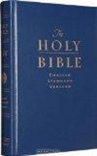 ESV, Pew and Worship Bible (Large Print, Navy Blue)