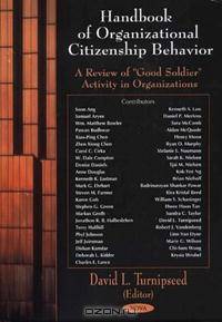 Handbook Of Organizational Citizenship Behavior: A Review Of "Good Soldier" Activity In Organizations