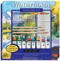 Watercolor Painting Kit: Professional materials and step-by-step instruction for the aspiring artist (Walter Foster Painting Kits)