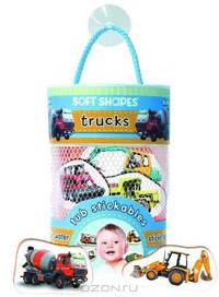 Soft Shapes Tub Stickables: trucks (Photographic Bath Stickers)