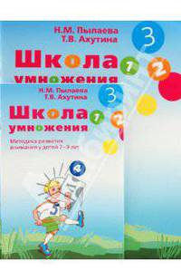 Ахутина, Пылаева: Школа умножения. Методика развития внимания у детей 7-9 лет (комплект)
