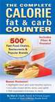 The Complete Calorie, Fat & Carb Counter, Alex A. Lluch 