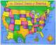 U.S.A. Map Friendly Chart, 