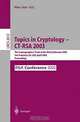 Topics in Cryptology-Ct-Rsa 2003: The Cryptographers