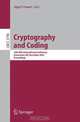 Cryptography and Coding: 10th IMA International Conference, Cirencester, UK, December 19-21, 2005, Proceedings (Lecture Notes in Computer Science), 