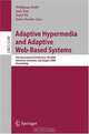Adaptive Hypermedia and Adaptive Web-Based Systems: 5th International Conference, AH 2008, Hannover, Germany, July 29 - August 1, 2008, Proceedings (Lecture Notes in Computer Science), 