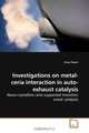 Investigations on metal-ceria interaction in auto-exhaust catalysis: Nano-crystalline ceria supported transition metal catalysts, Arup Gayen 