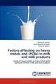 Factors affecting on heavy metals and (PCBs) in milk and milk products: Levels of heavy metals and poly chlorinated biphenyls (PCBs)in milk and milk products, Ahmed M. Hamed, Elham Mustafa El Sayed, Sanaa M. Badran 