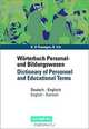Worterbuch Personal Und Bildungswesen/Dictionary of Personnel & Educational Terms, Rory O
