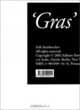 Erik Steinbrecher: Gras, Erik Steinbrecher 