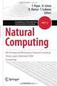 Natural Computing: 4th International Workshop on Natural Computing, Himeji, Japan, September 2009, Proceedings (Proceedings in Information and Communications Technology), 
