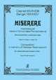 Сергей Екимов. Miserere. Для виолончели и женского хора. Партитура и партия, Сергей Екимов 
