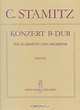 C. Stamitz. Konzert B-Dur. Fur Klarinette und Orchester. Partitur, C. Stamitz 