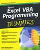Excel VBA Programming for Dummies, John Walkenbach 