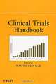 Clinical Trials Handbook, Shayne Cox Gad 