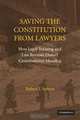 Saving Constitution From Lawyers, Spitzer 