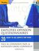 Employee Opinion Questionnaires (+ CD-ROM), Paul M. Connolly & Kathleen Groll Connolly 
