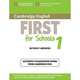 Cambridge English First for Schools 1. Student's Book without Answers: Authentic Examination Papers from Cambridge ESOL, ESOL Cambridge 