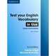 Test Your English Vocabulary in Use. Upper-intermediate Book with Answers, O'Dell Felicity, McCarthy Michael 