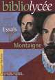 Bibliolycee. Essais, Montaigne Michel de, Roger-Vasselin Bruno 