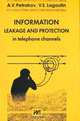 Information Leakage and Protection in Telephone Channels, А. В. Петраков, В. С. Лагутин 