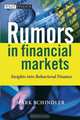 Rumors in Financial Markets, Mark Schindler 
