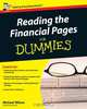 Reading the Financial Pages For Dummies®, Michael Wilson 