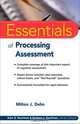 Essentials of Processing Assessment, Milton J. Dehn 