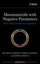 Metamaterials with Negative Parameters, Ricardo Marques 
