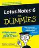 Lotus Notes® 6 For Dummies®, Stephen R. Londergan 