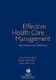 Effective Health Care Management, Colin Palfrey 