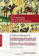 A Cultural Approach to Interpersonal Communication, 