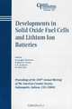 Developments in Solid Oxide Fuel Cells and Lithium Iron Batteries, Arumugam Manthiram 