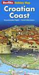 Croatian Coast: Holiday Map, 