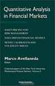 Quantitative Analysis in Financial Markets, New York University Mathematical Finance Seminar, Marco Avellaneda 