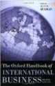 The Oxford Handbook of International Business, Rugman Alan M. 