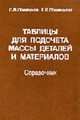 Таблицы для подсчета массы деталей и материалов: Справочник Изд.12-е, испр., доп., Поливанов П.М., Поливанова Е.П. 