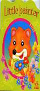 Foxy (лисенок): Раскраска с вырубкой / Художник Б.О. Ухин - (Little painter) (зеленая), 