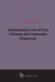 Alphabetical List Of The Chinese And Japanese Emperors, 