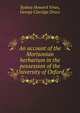 An account of the Morisonian herbarium in the possession of the University of Oxford, Sydney Howard Vines 