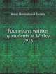 Four essays written by students at Wisley, 1913, Royal Horticultural Society 