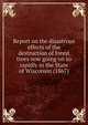 Report on the disastrous effects of the destruction of forest trees now going on so rapidly in the State of Wisconsin (1867), Wisconsin. Commissioners to Investigate and Report on the Disastrous Effects of the Destruction of Forest Trees 