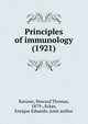 Principles of immunology (1921), Karsner, Howard Thomas, 1879-,Ecker, Enrique Eduardo, joint author 