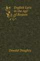 English Lyric in the Age of Reason, Oswald Doughty 