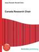 Canada Research Chair, Jesse Russell,Ronald Cohn 